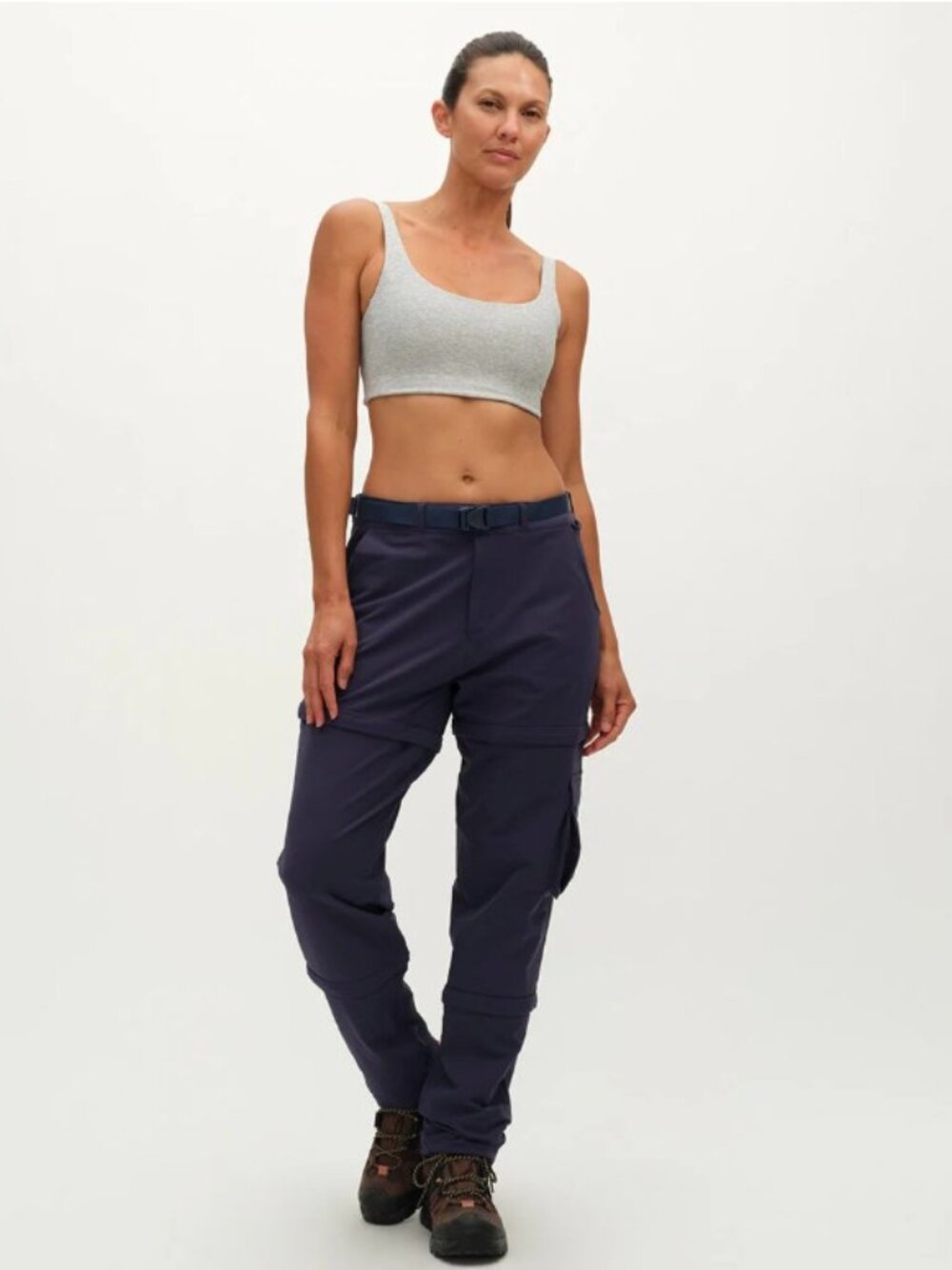 Outdoor Voices RecTrek Zip-Off Pants Navy Blue Women's Size Large